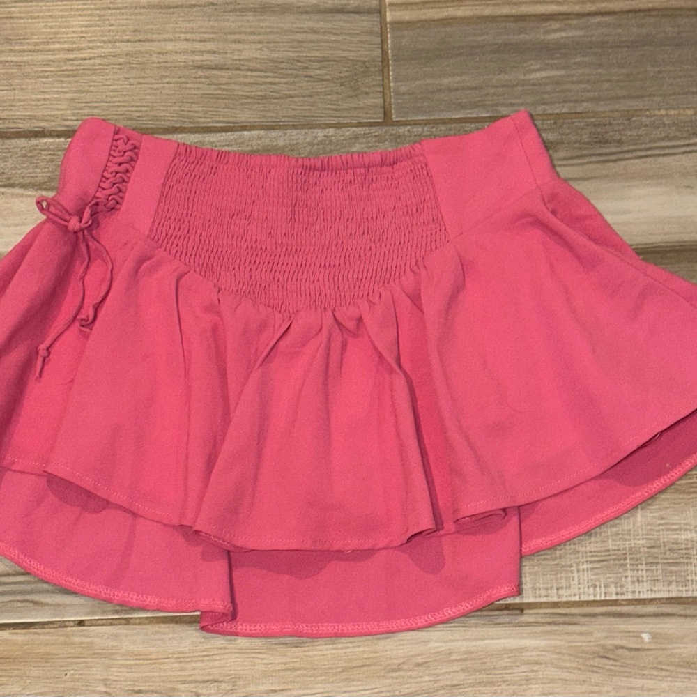Pink Ruffled Women's Skirt